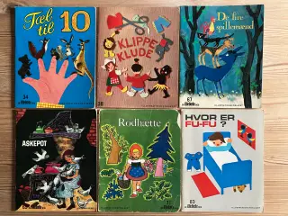 Retro Ælle Bælle bøger fra Illustrationsforlaget