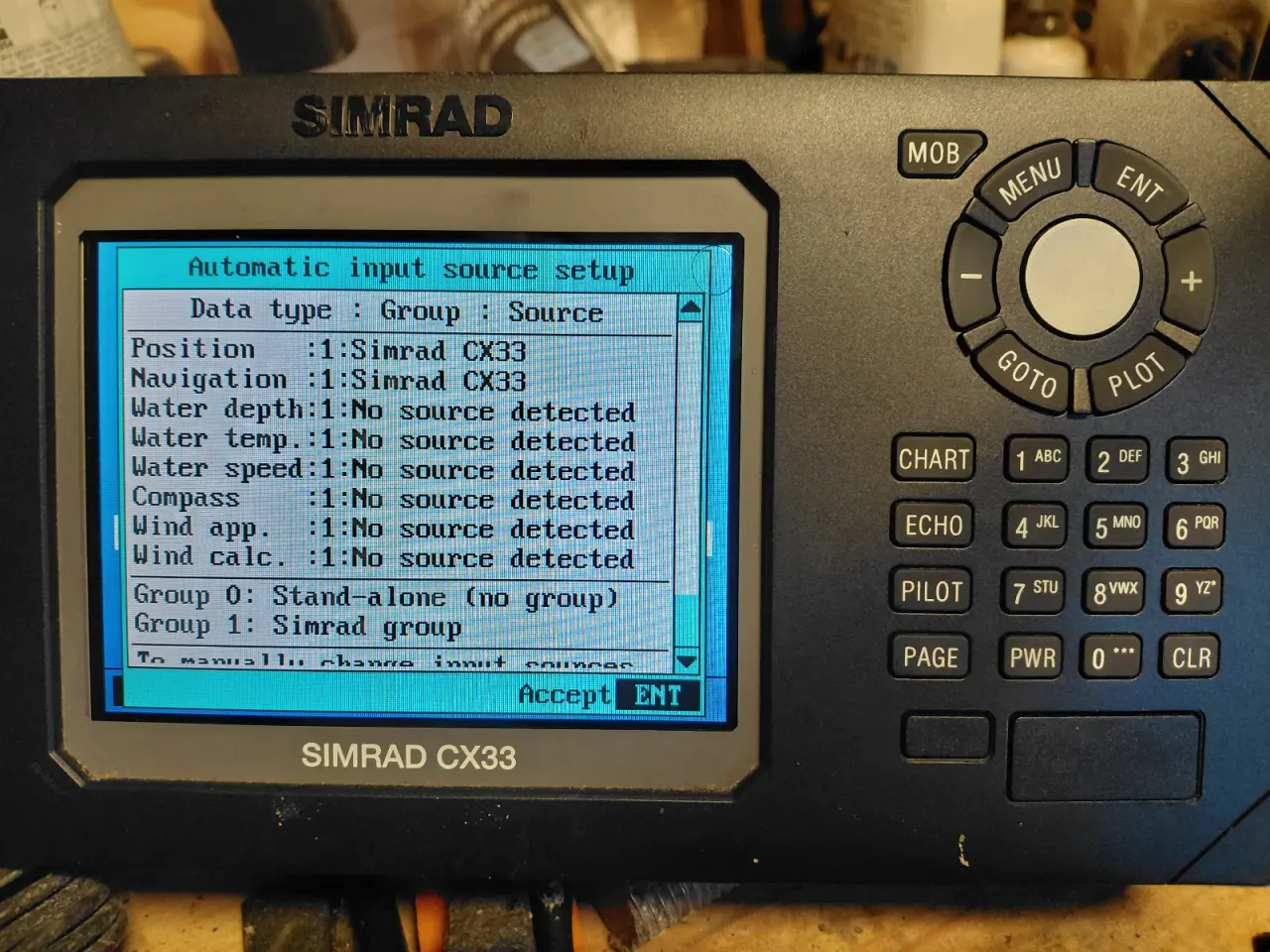 Billede 3 - SIMRAD CPI31/CX33 Kortplotter