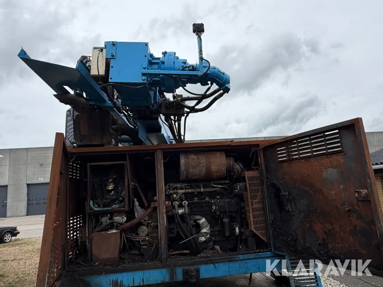 Billede 4 - Borerig Hütte HBR609 hydraulisk bæltegående