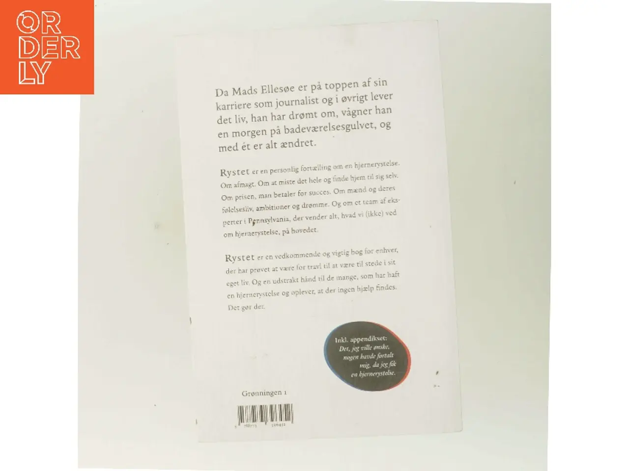 Billede 3 - Rystet : hvad der skete, da mit hoved gik i stykker af Mads Ellesøe (Bog)