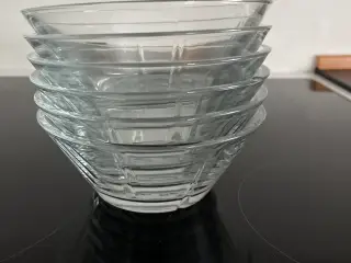 Klare glasskåle fra Rosendahl Grand cru.