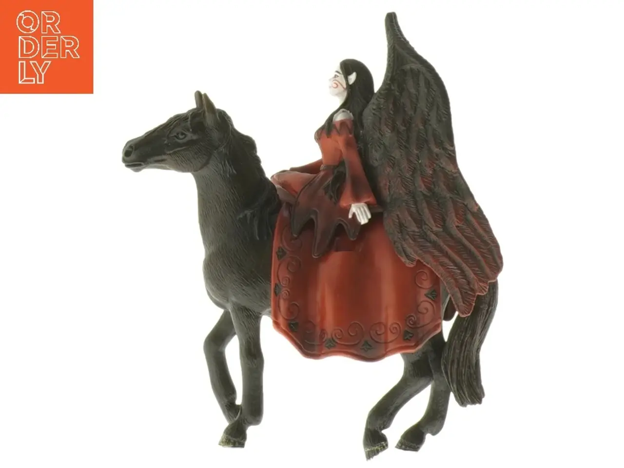 Billede 4 - Figur af engel på hest fra Schleich (str. 13,5 cm)