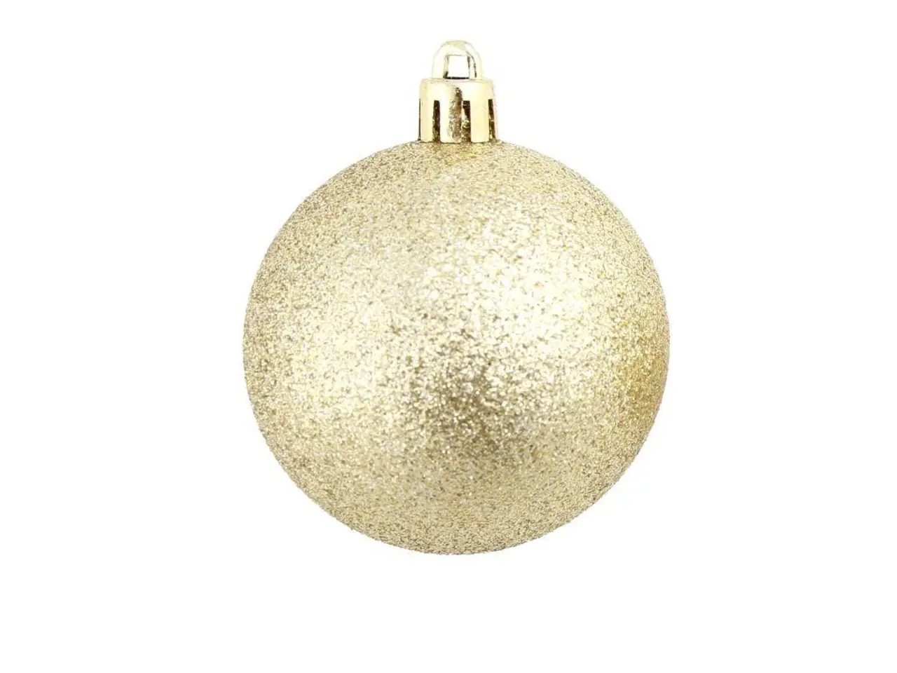 Billede 8 - Julekuglesæt 100 stk. - 3/4/6 cm guldfarvet