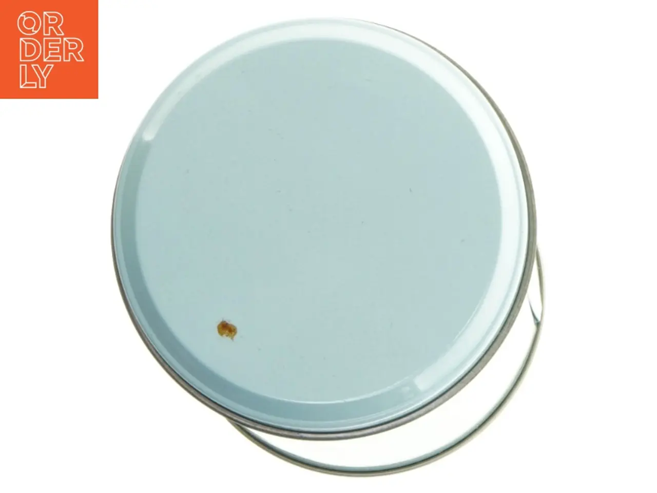 Billede 5 - Metaldåse med låg fra Interflora (str. 17 x 9 cm)