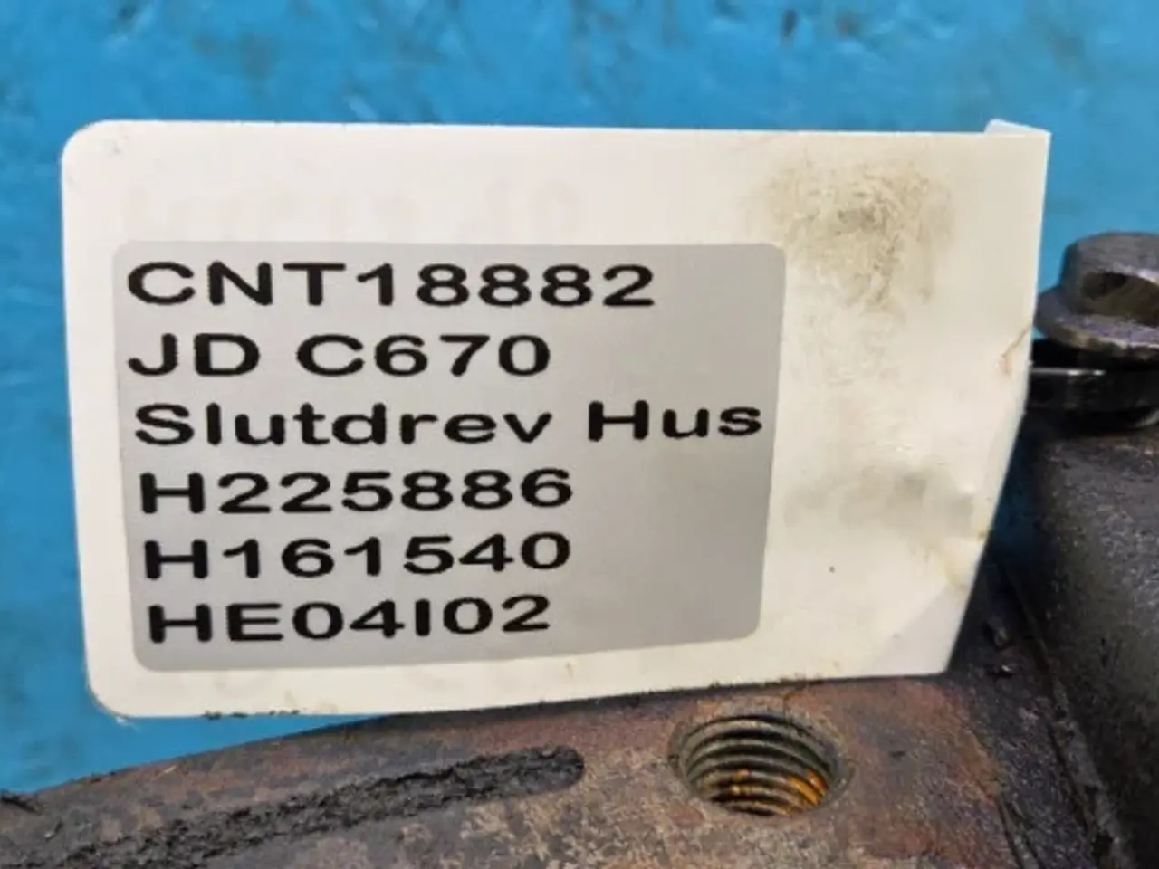 Billede 4 - John Deere C670 Slutdrev Hus H225886