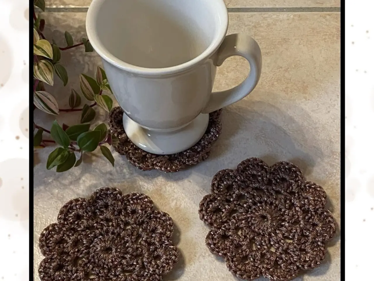 Billede 5 - Hæklede coasters