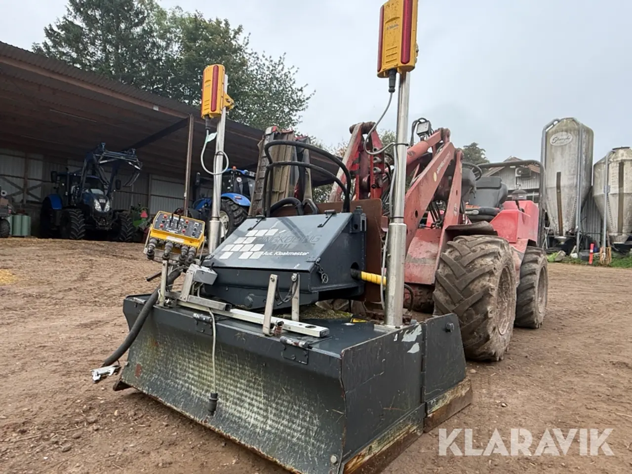 Billede 2 - Sandafretter Mekos ANK 125 laserstyret med 2 Trimble LR410 lasermodtagere