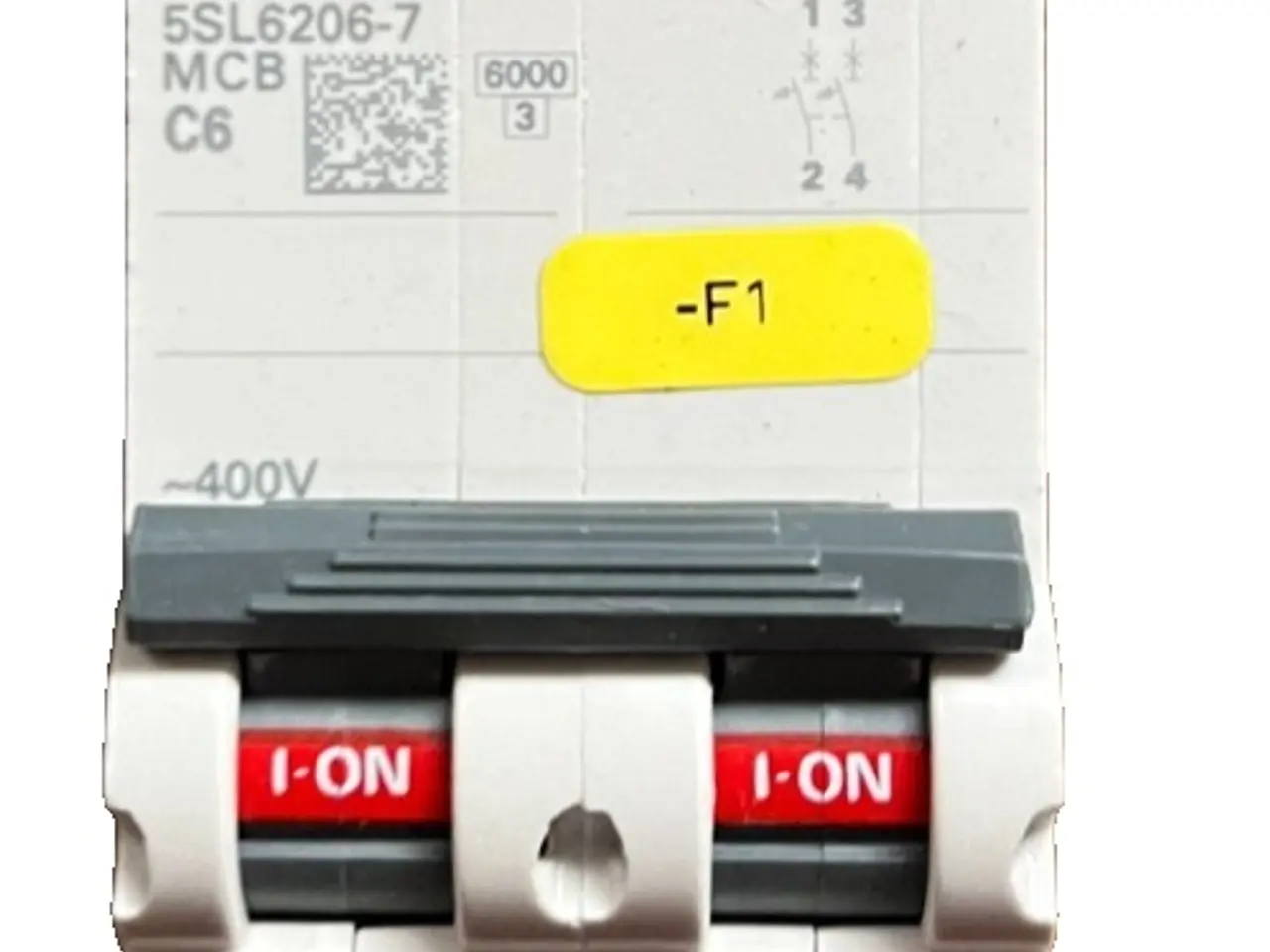 Billede 1 - Siemens 5SL6206-7 SENTRON MCB 2-Pole C6 6A 400V
