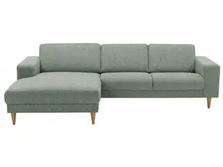Hjort Knudsen Hadsten chaiselong sofa venstrevendt Grøn stof