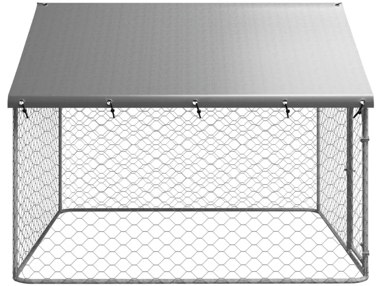 Billede 3 - Udendørs hundebur med tag 200 x 200 x 150 cm