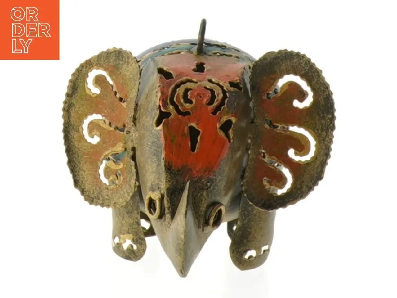Billede 3 - Dekorativ elefantfigur (str. 9 cm)
