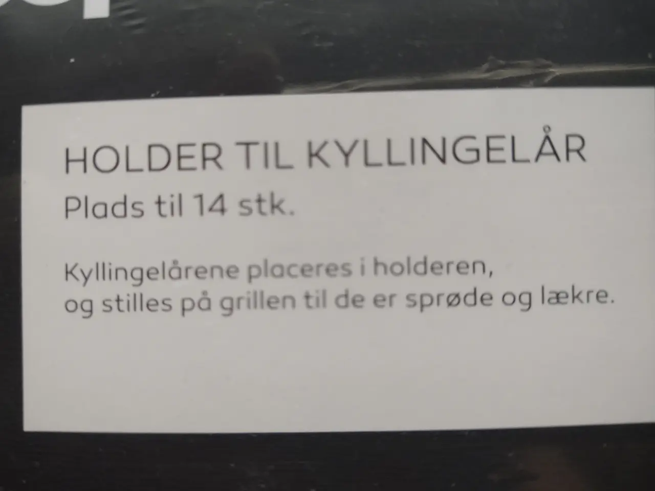 Billede 2 - Kyllingeholder til 14 stk. kyllingelår.