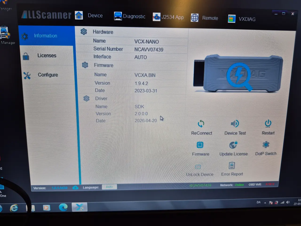 Billede 3 - Computer med VXDIAG VCX-NANO og Volvo VIDA M.M.