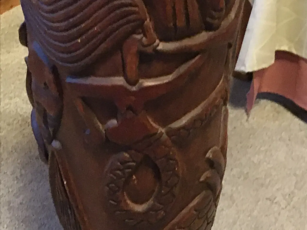 Billede 6 - Afrikansk Tromme 88 cm.
