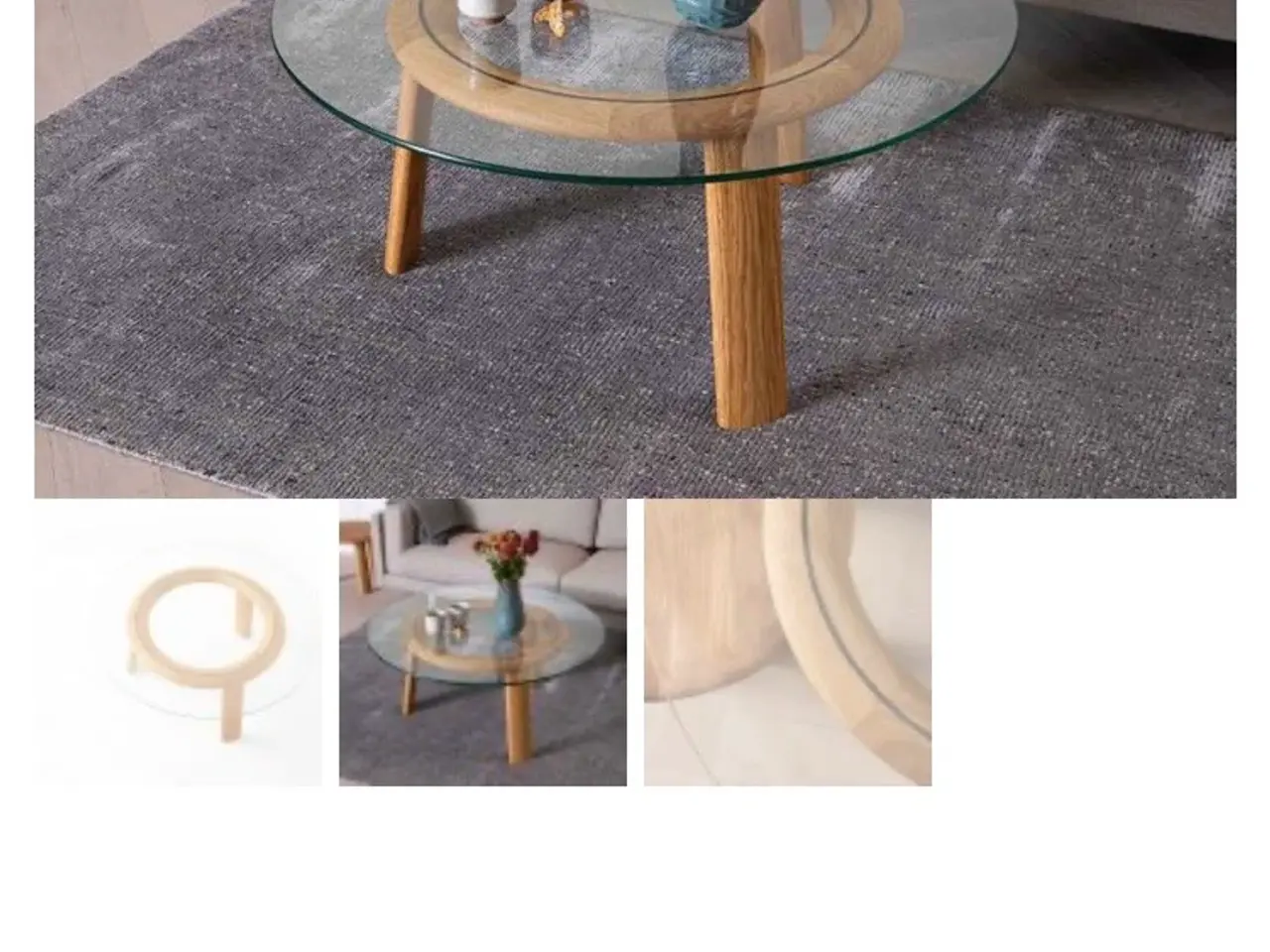 Billede 3 - Ak 650 loop glas sofabord og AK 610 loop sidebord 