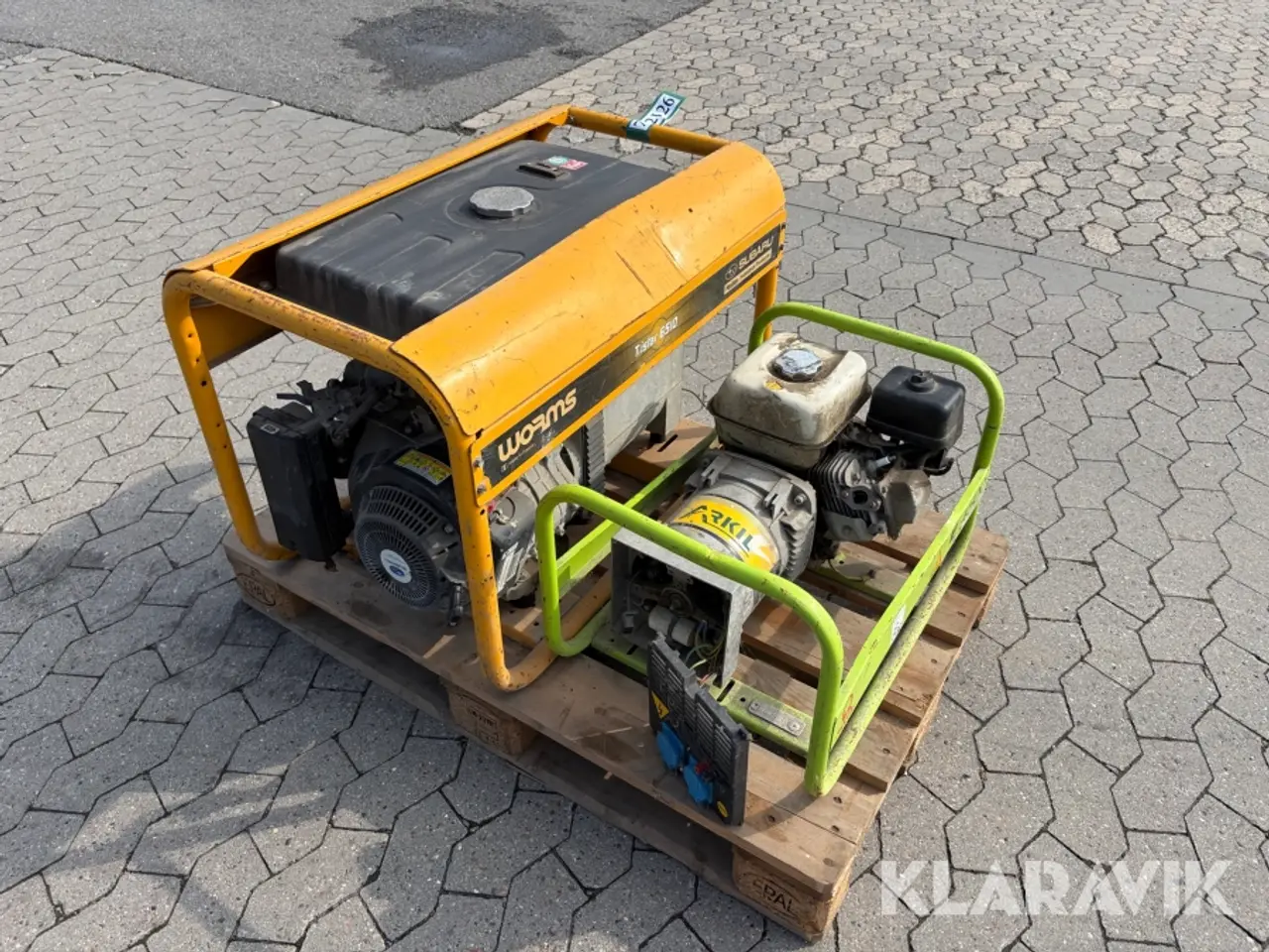 Billede 2 - Generator Worms / Pramac Tristan 6510 / E4500 2 styk