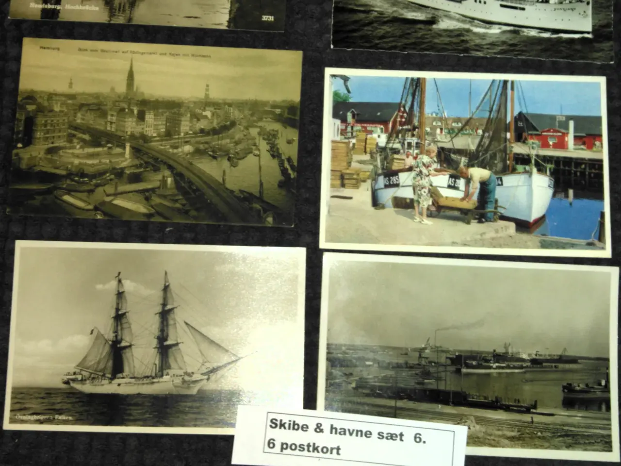 Billede 6 - 60 postkort skibe  Danske & udenlandske.