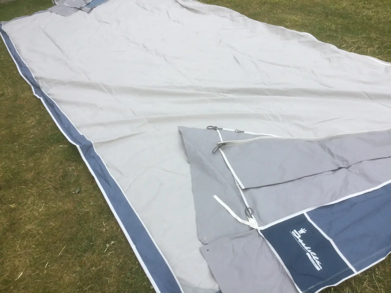 Billede 5 - Solsejl, Isabella Sun Blue, 950 cm, som ny. 