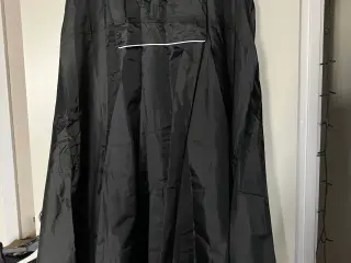 Sort one-size (fra XS-XXL) regnslag, vind- og vand