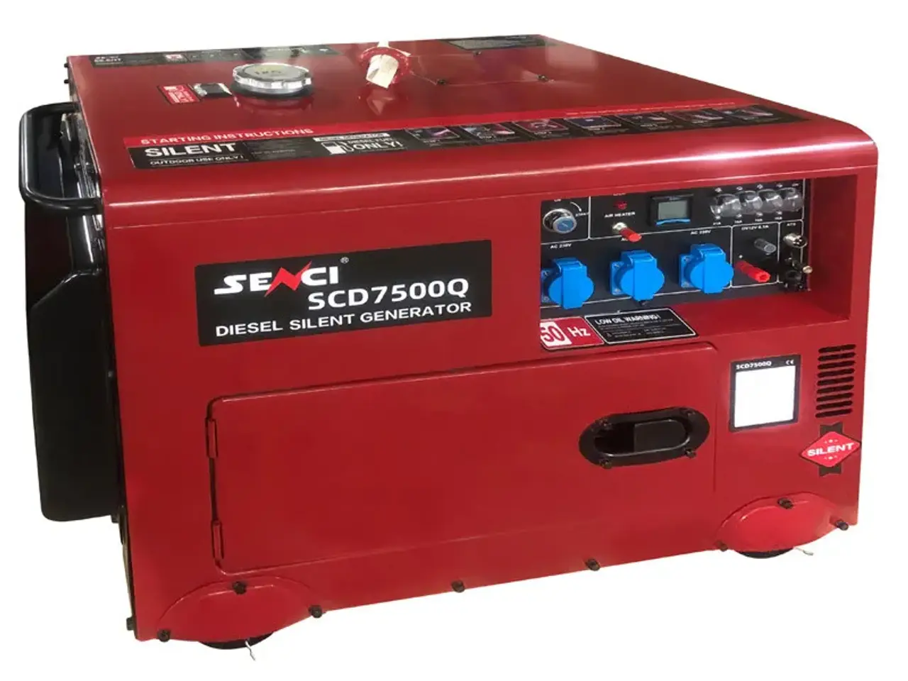 Billede 1 - Lydsvag diesel Generator - 230 eller 400 volt