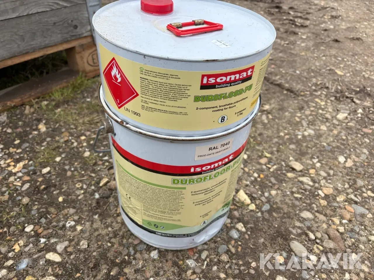 Billede 1 - Epoksimaling Isomat Durofloor-PU - 19 styks i alt