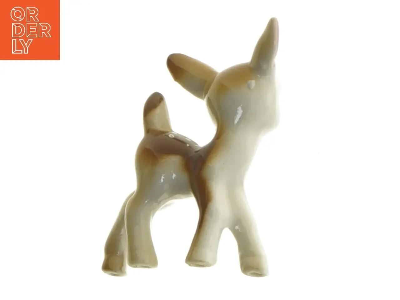 Billede 2 - Keramisk Bambi figur (str. 8,5x7 cm)