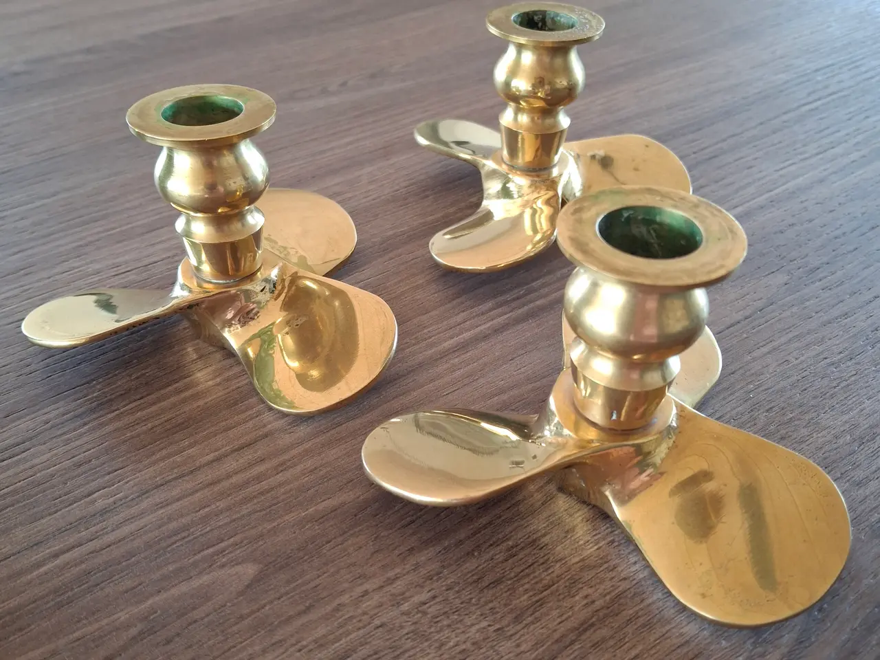 Billede 2 - Smukke velholdte skibs propeller messing