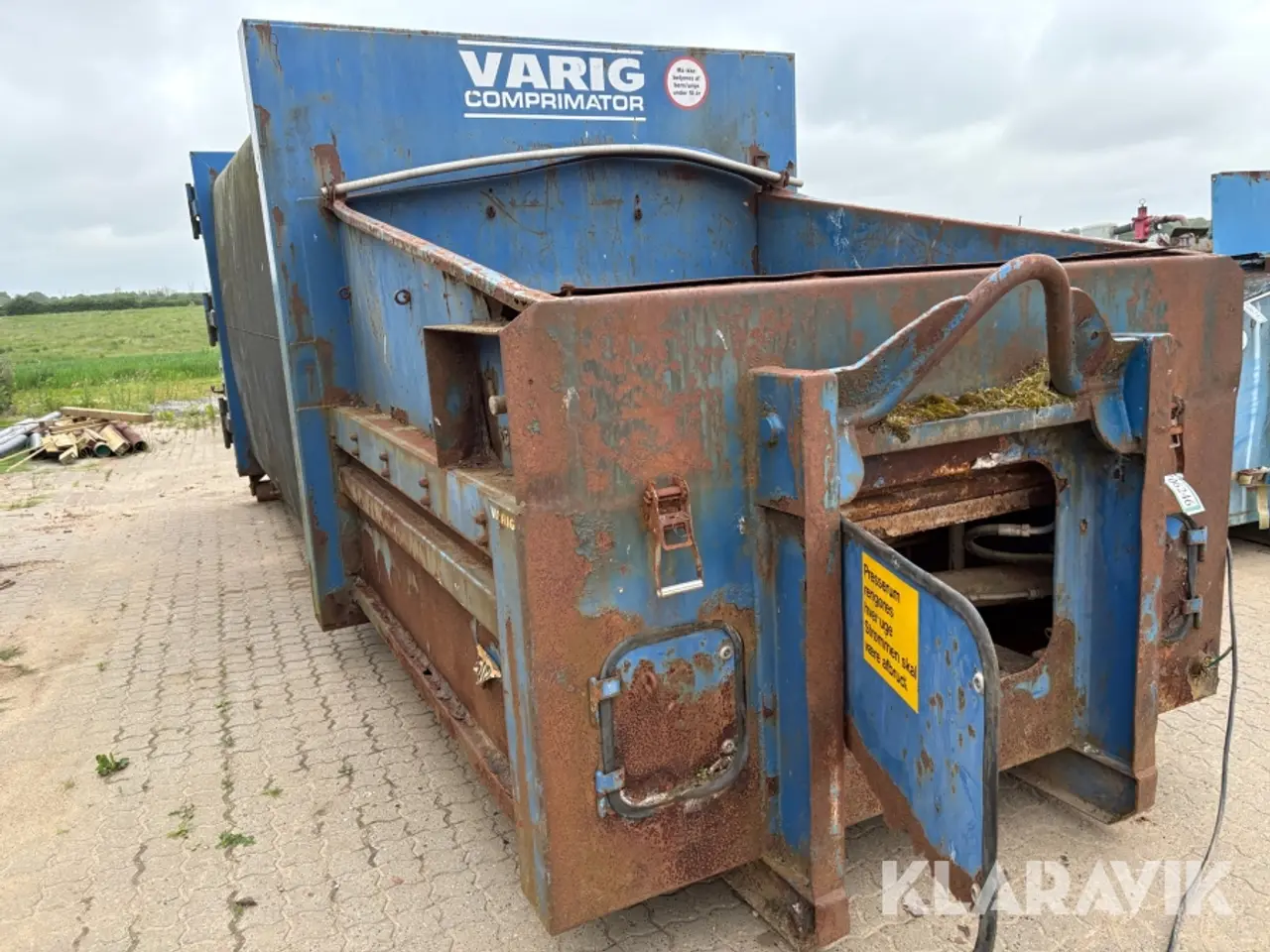 Billede 2 - Container med komprimator VARIG
