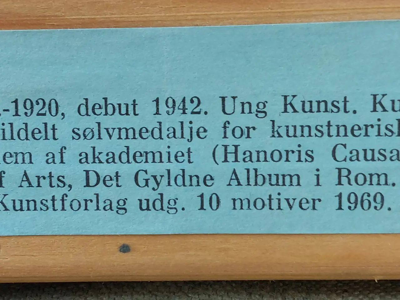 Billede 5 - POUL KASTRUP - ( 1908 - 1987 )- oliemaleri