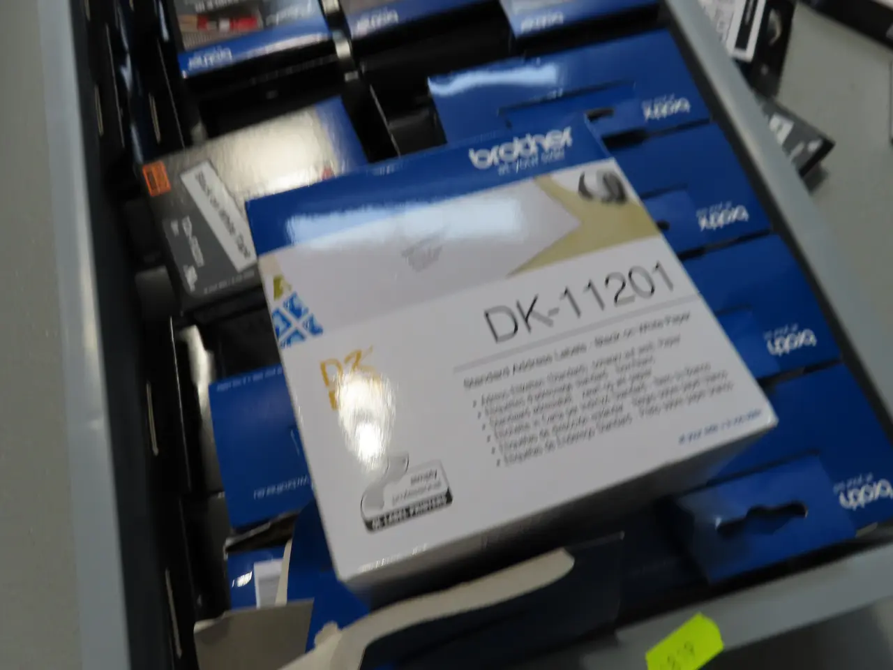 Billede 3 - Kasse med div. toner til labelprinter BROTHER