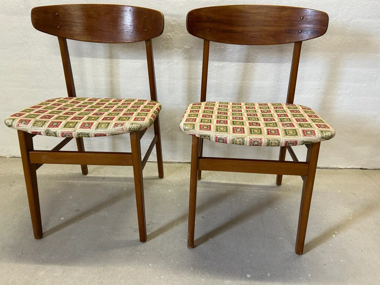 Billede 5 - 2 stk. Farstrup Model 210 spisebordsstole – Dansk 