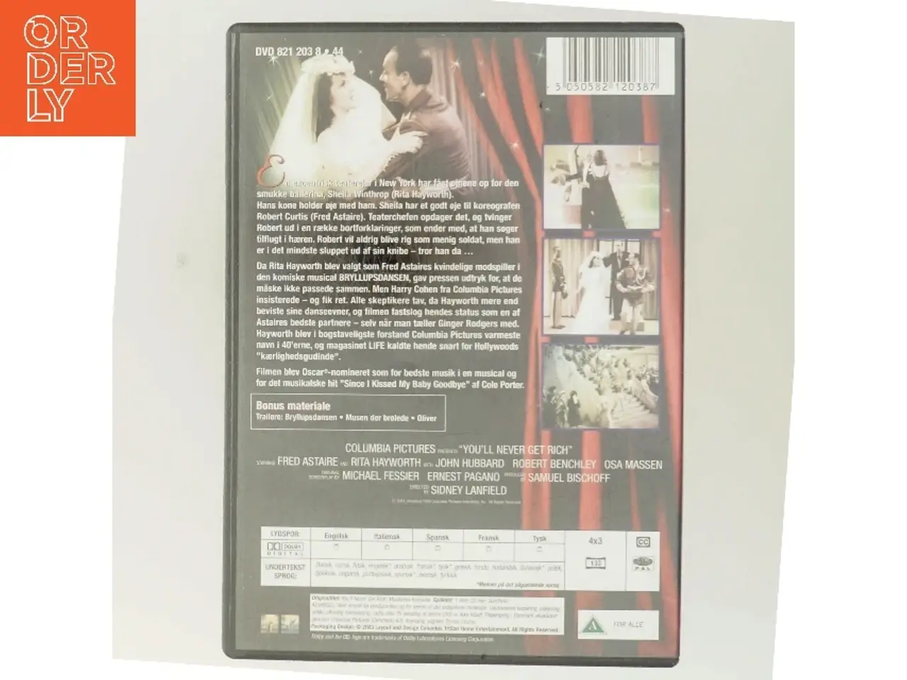 Billede 3 - Bryllupsdansen med Fred Astaire (DVD)
