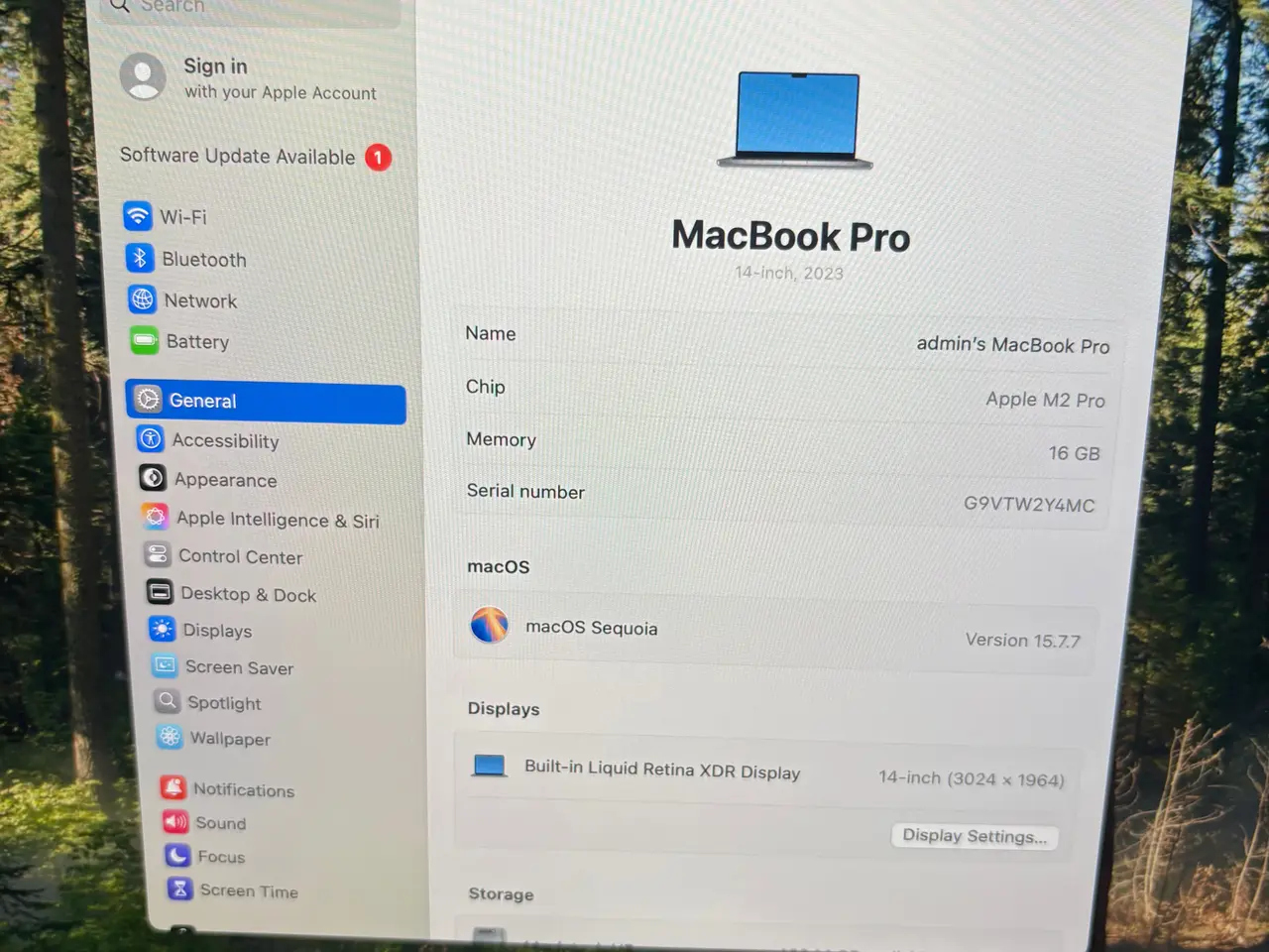 Billede 4 - Som ny: MacBook Pro 14" M2 Pro (16 GB RAM) – Flot 