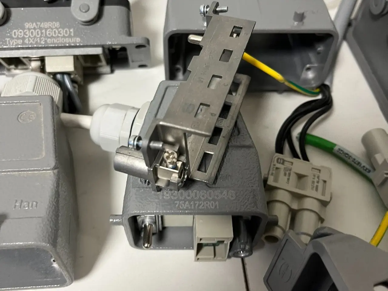 Billede 4 - Harting Han Heavy Duty stik parti Enclosures kabel