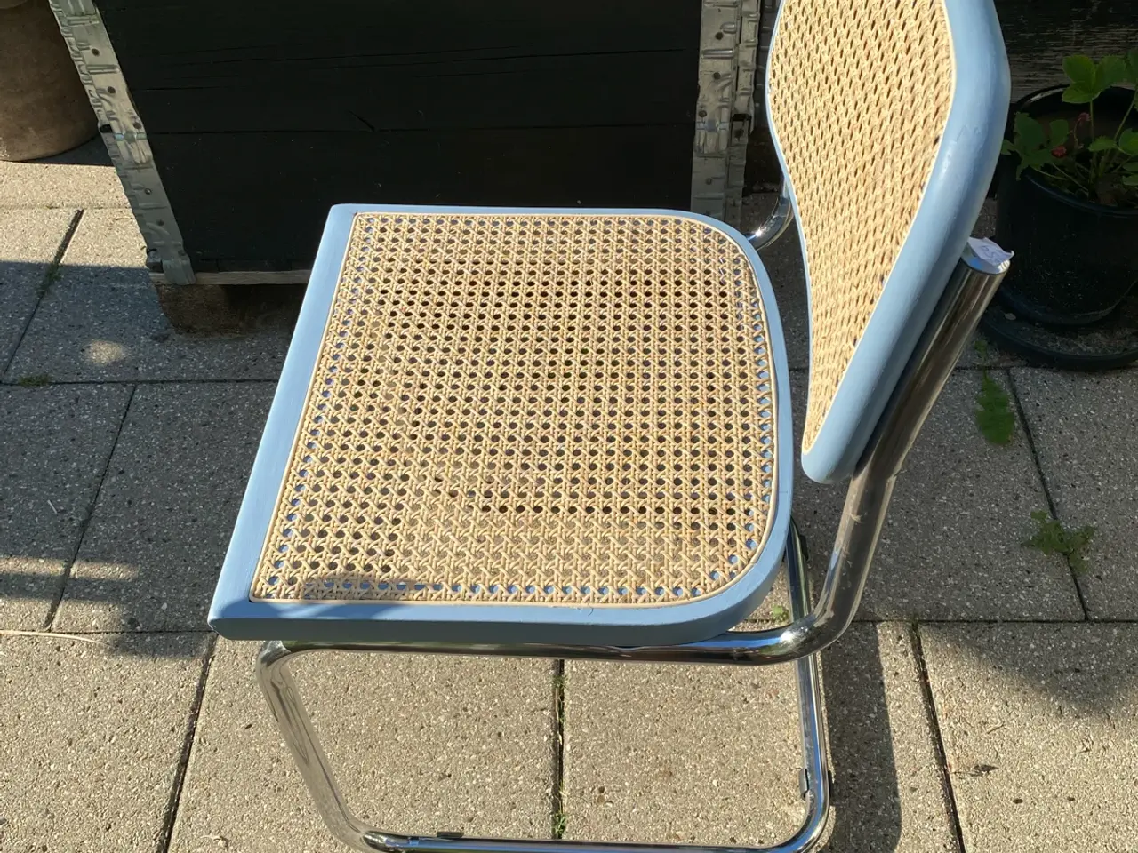 Billede 4 - Flotte blå frisvingerstole