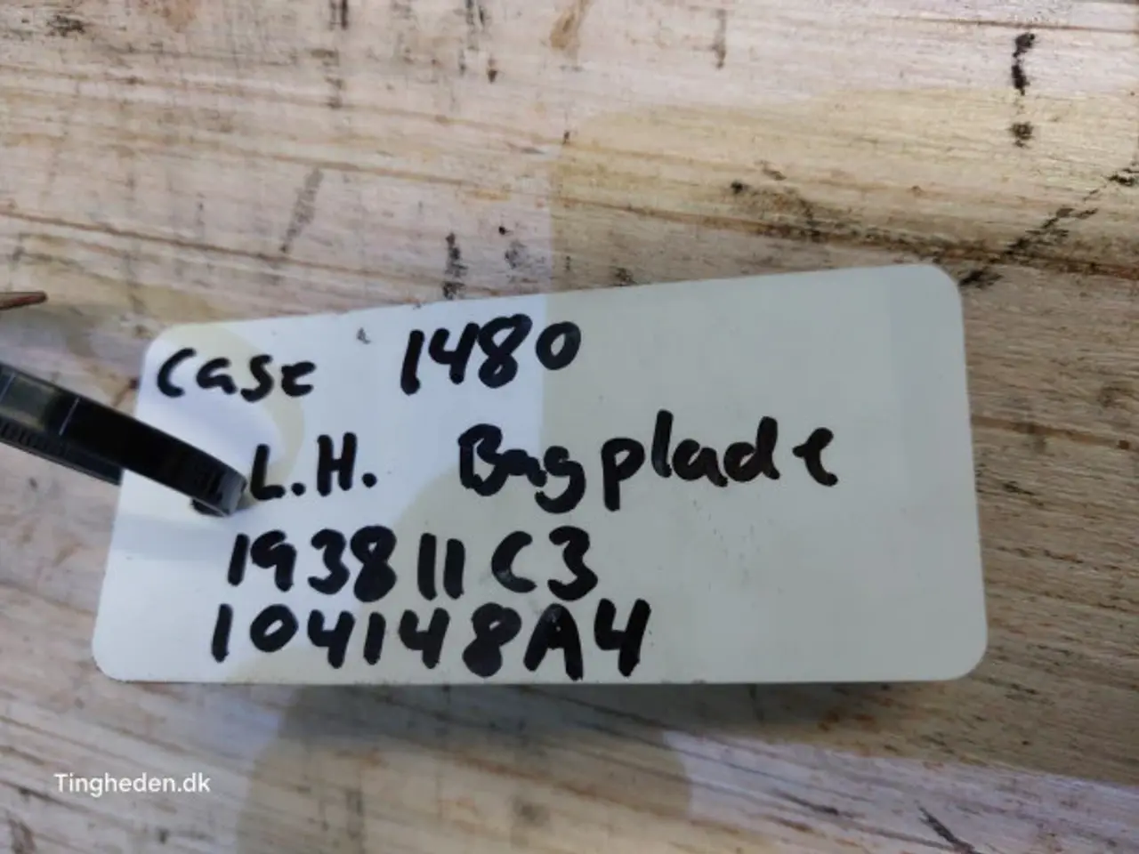 Billede 2 - Case 1480 Bagplade L. 193811C3