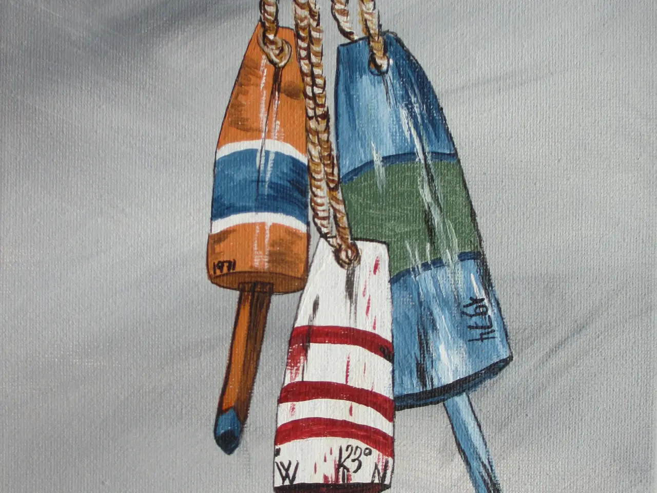 Billede 1 - ACRYL-MALERI nr. 2