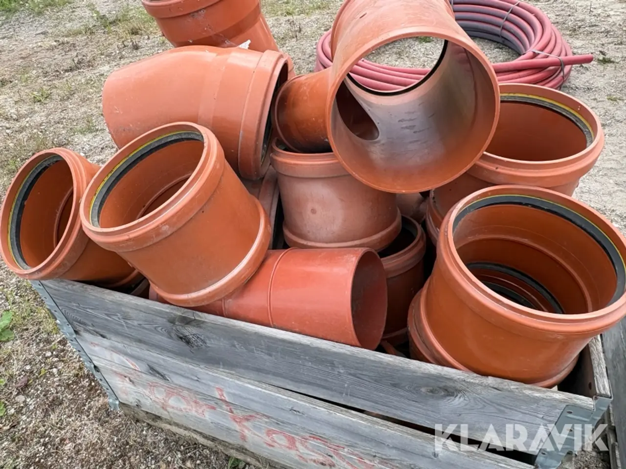 Billede 7 - Parti PVC kloakfittings og overgange