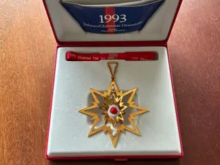 George Jensen uro 1993 julestjerne 1 udgave rød æs