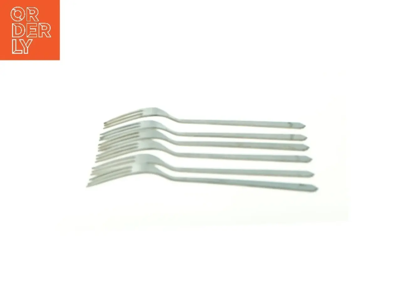 Billede 4 - Kagegafler (6 stk.) fra Ukendt (str. L: 14,5cm)