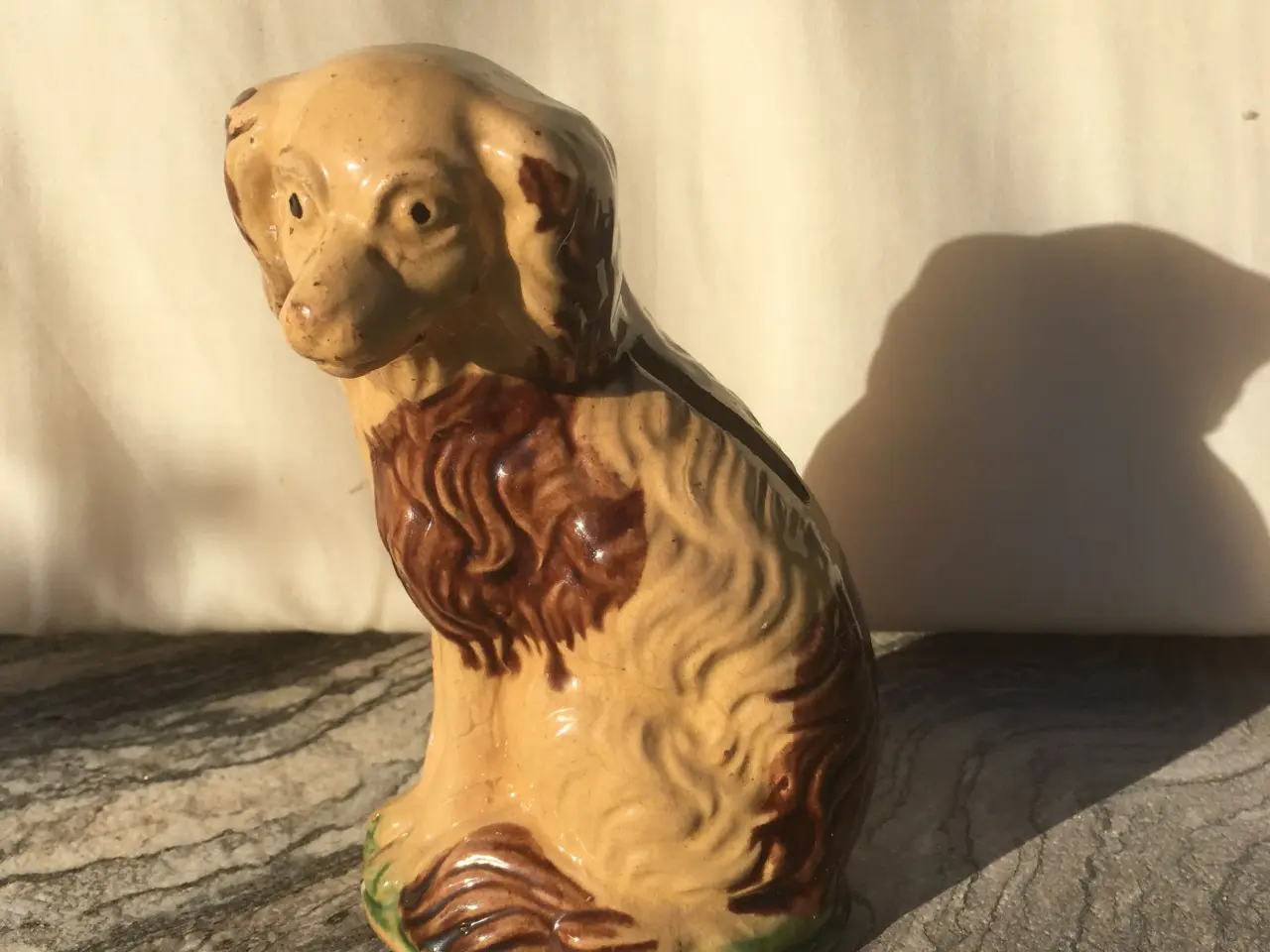 Billede 1 - Antik sparebøsse hund