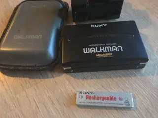 Sony Walkman kassetteafspiller sort