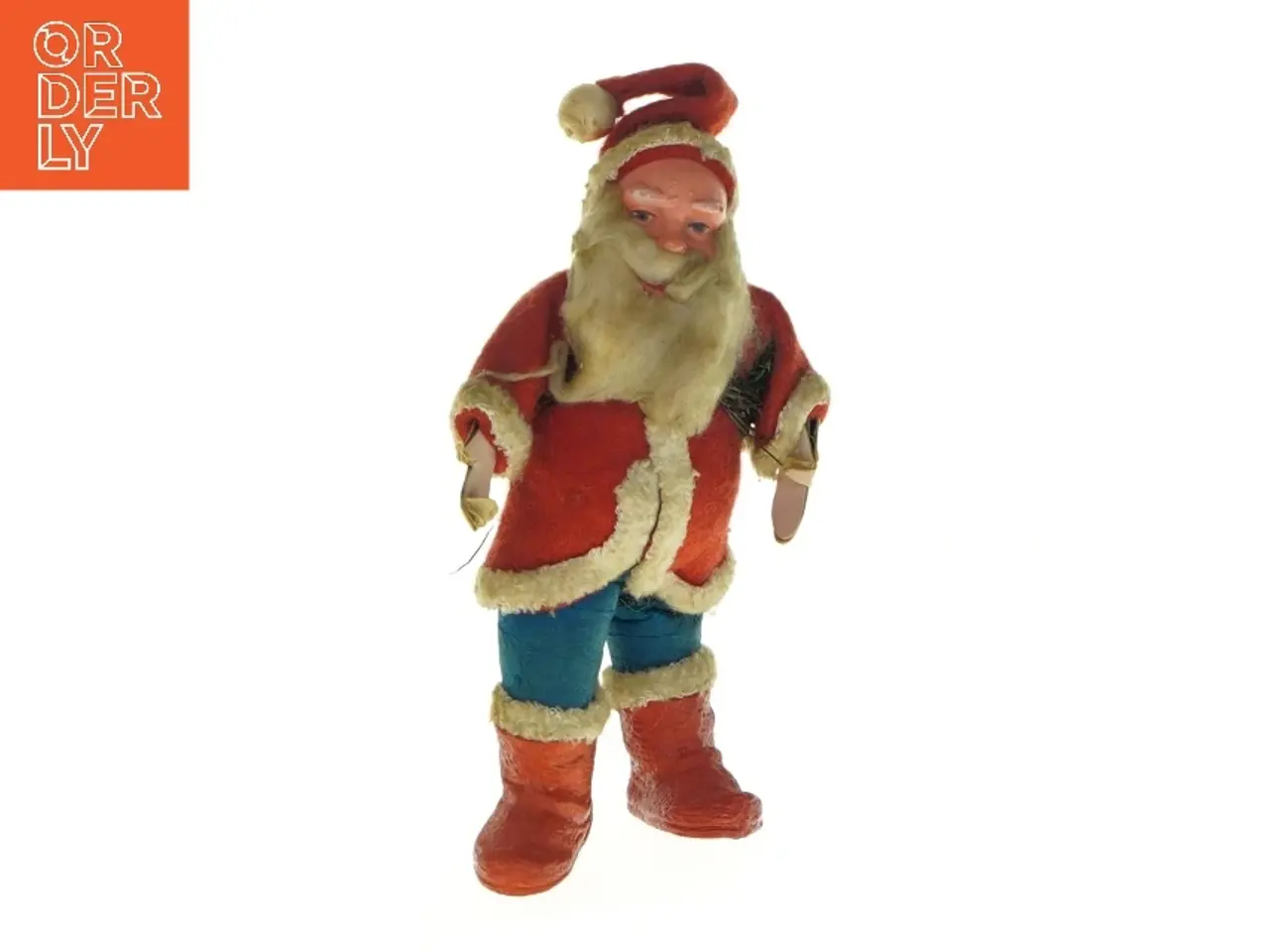Billede 1 - Julemandsfigur, antik (str. 14 x 7 cm)