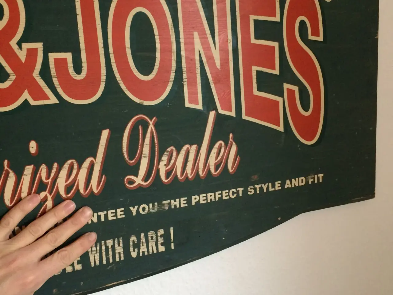 Billede 1 - Jack and Jones skilt