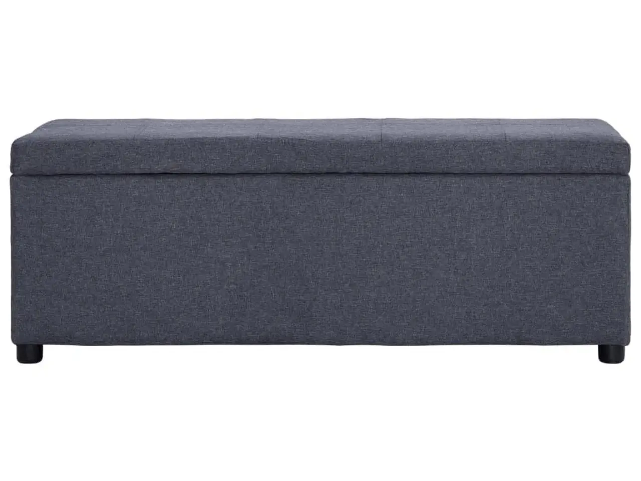 Billede 3 - Bænk med opbevaringsrum 116 cm polyester mørkegrå