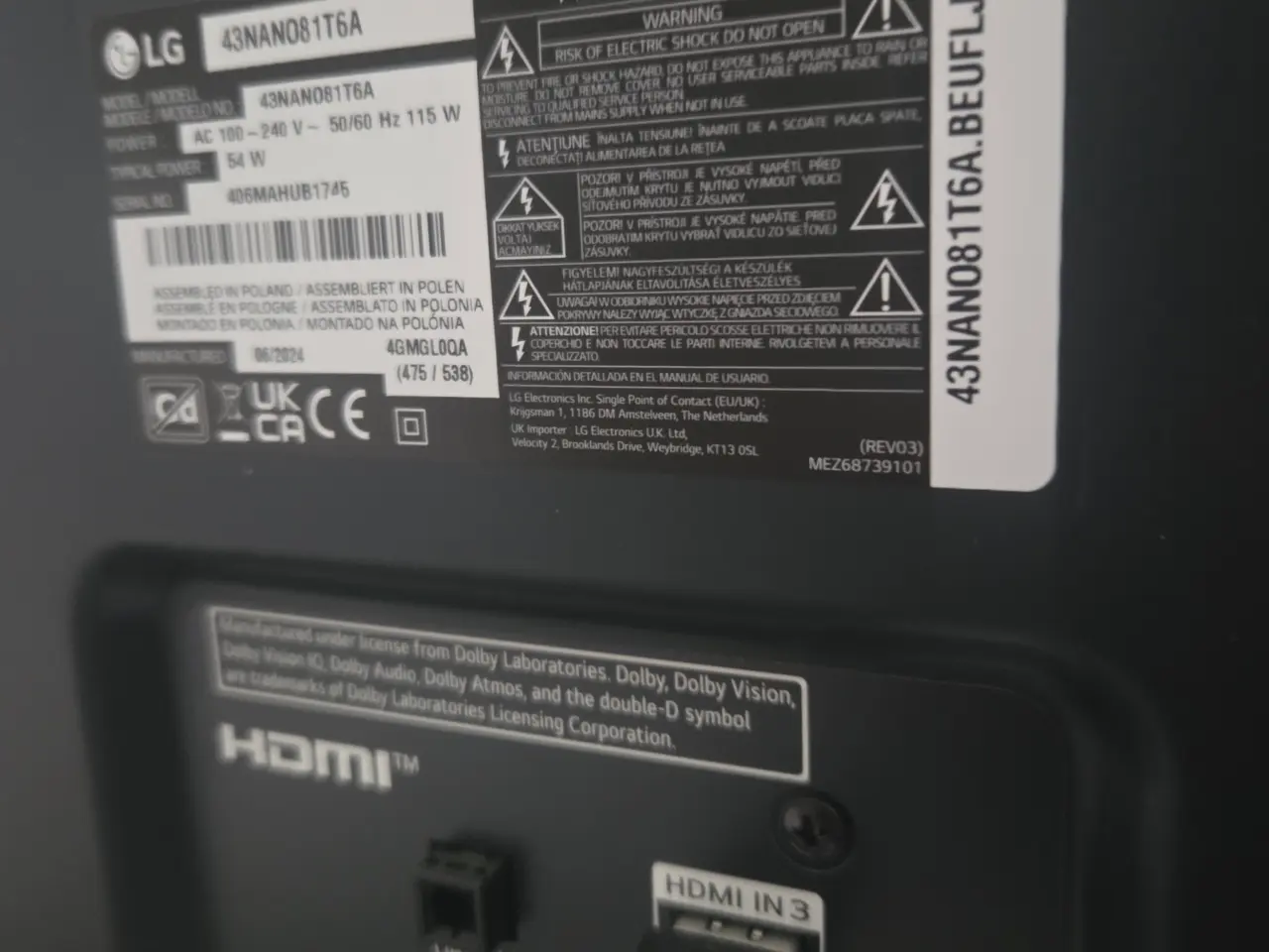 Billede 4 - Lg nanocell tv 43 tommer