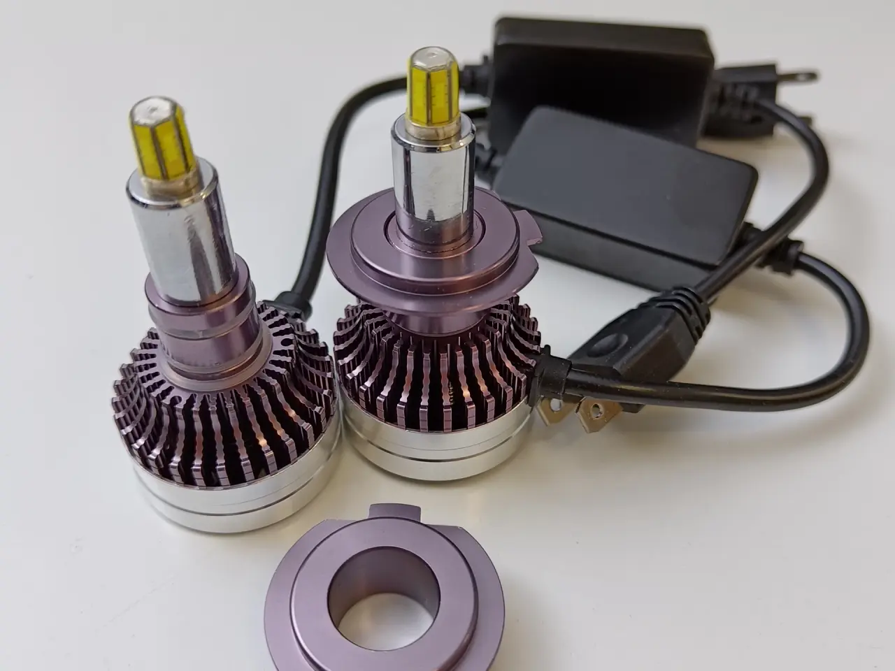 Billede 4 - NY! H7 25000LM Super Stærk 6-Sidet LED Pærer