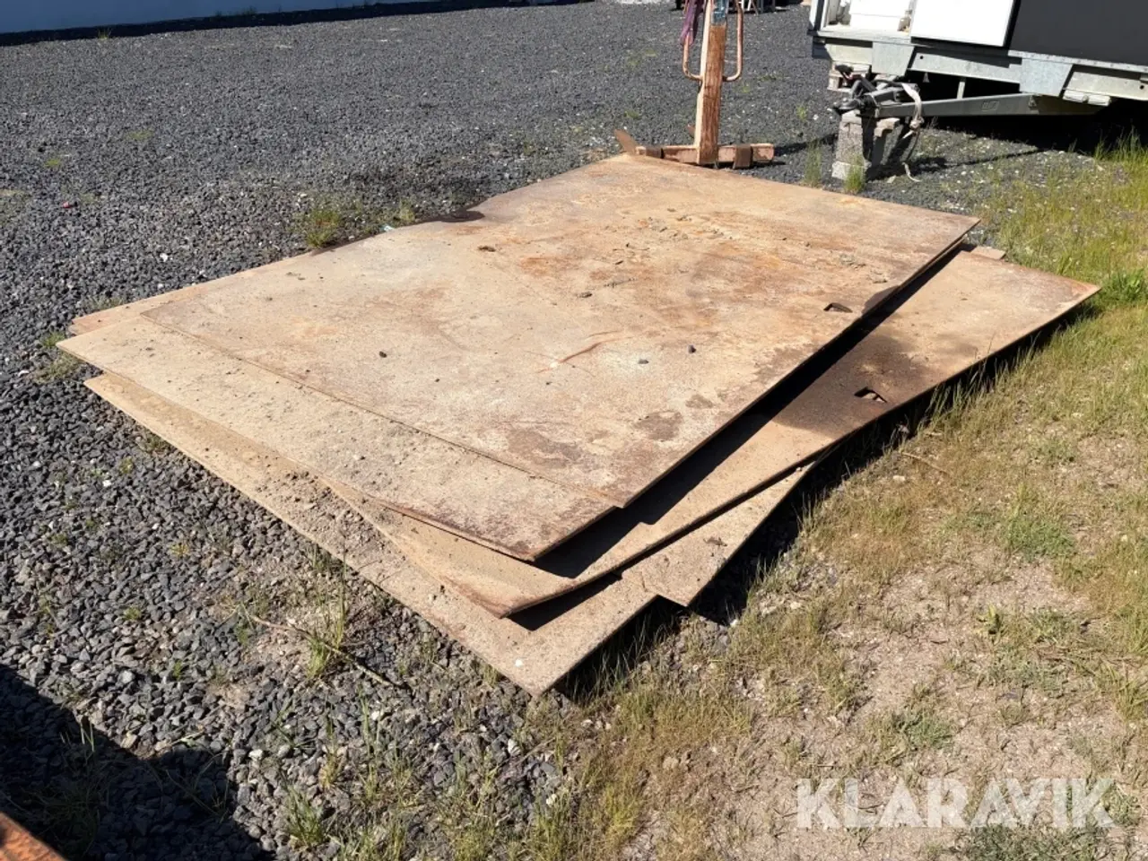 Billede 7 - Stål køreplader - 2 styk