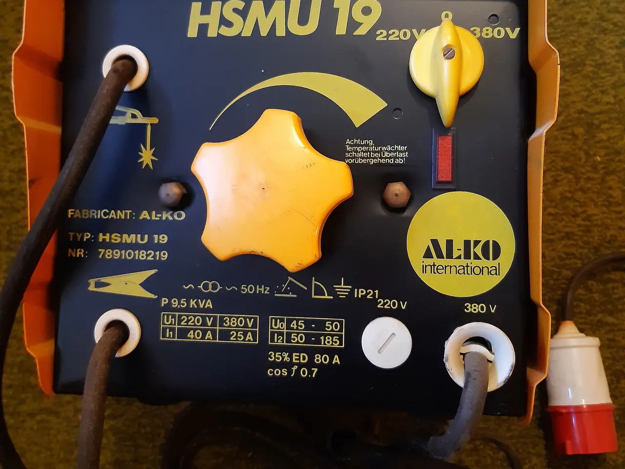Billede 1 - Alko elektrodesvejseværk 230 / 400 V