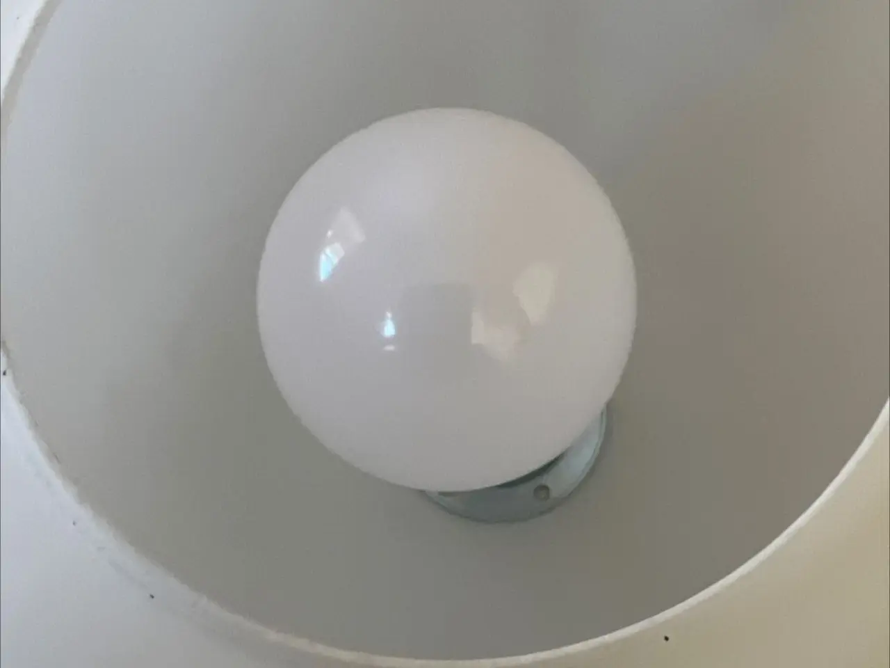 Billede 1 - Flot lampe mundblæst